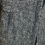 ZARA Black Blazer with Tweed and Leather Contrast Photo 8