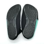 Womens Water Shoes Slip On Fabric Lightweight Zip Black Size 6 Photo 3