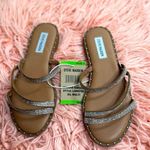 Steve Madden tan embellished studded strappy sandals Photo 0