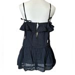 Free People #18 NWT Beachy Boheme Tunic in Black Photo 6