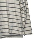 Gap Colorblock Striped Tee Longsleeve Top Slit Hem Cotton Crewneck Women Medium Photo 2