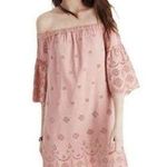 Madewell Eyelet Off The Shoulder Dress in Dusty Clay Size 6 Photo 1