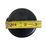 Loewe Vintage Navy Blue Anagram Round Leather Coin Purse Made in Spain Photo 8