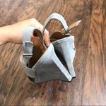 Banana Republic  • Cross-band Wedge Sandal grey suede heel crisscross slingback Photo 8