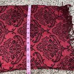 Walmart Red and black womens multi way‎ floral damask scarf Photo 3