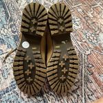 Lucky Brand Huntress Suede Foldover Lace Up Ankle Lugged Booties 8.5 Tan Photo 6