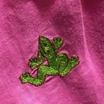 CJ Laing Linen Lined Skirt W/Embroidered Frogs Size 12 Photo 5