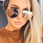 Ray-Ban  Aviator Rose Gold Mirror Oversized Lenses RB3026 Photo 0