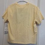Lululemon NWT  Relaxed-Fit Cotton Jersey T-Shirt *Graphic Butter Cream - Size 4 Photo 3
