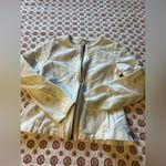 CAbi EUC  White Lace Blazer Jacket Lightweight Cotton size small Photo 1