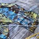 MT Collection Womens Dress Sz XL Off Shoulder Cover Up Brown Blue Black Gold NEW Photo 97