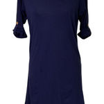 Lilly Pulitzer somerset navy dress 100% pima cotton dark blue womens size small Photo 0