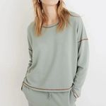 Madewell MWL Superbrushed Contrast Stitched Easygoing Sweatshirt Womens Size XS Photo 0