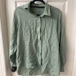 Stradivarius  linen button down Photo 0