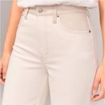 Abercrombie & Fitch NWT 90s Relaxed Curvy Love High Rise Faux Leather Applique 6 Photo 0