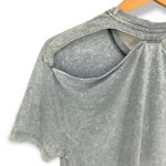 IRO  Jeans | Small | Gemma Ultra Soft Acid Wash Gray Short Sleeve Crew Neck Tee Photo 4