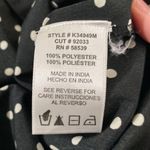 Kut From The Kloth  black polka dot satin button down shirt size S Photo 62