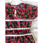 EXPRESS  Womens Blouse Sz XS Floral Surplice Front Tie Boho Garden Party Y2k 90s Photo 14