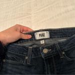 Paige  Denim Skyline Boot Jeans Size 27 Dark Wash Photo 3