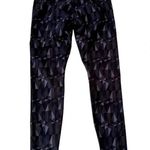 Lululemon  Wunder Under Pant Legging in Stained Glass Love Nightfall Black Size 8 Photo 6