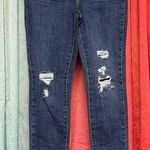 Levi's Blue Skinny Jeans with Distressed Details Photo 0