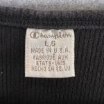 Champion Vintage  Ribbed Tank Top Black L Made in USA 90s Y2K Athletic Casual Photo 2