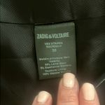 Zadig & Voltaire VEX Striped 'Fever' Waistcoat Black Pinstripe Size S Photo 8