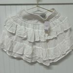 Hollister  Mini Skirt Ruffled Tiered Built in Shorts Photo 0