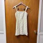 Abercrombie & Fitch NEW Sleeveless Mini Dress Lemon Print White Yellow Small Photo 13