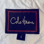 Cole Haan Pearl Windbreaker Tie Belt Hooded Jacket Size Small Photo 9