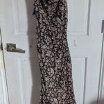 Forever 21  Black and Cream Floral Backless Dress Photo 0