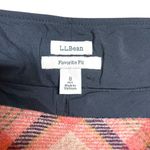 L.L.Bean Favorite Fit Wool Skirt Pink Purple Green Gold Plaid 8 Petite Size 8P Photo 2
