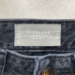 Everlane  Curvy 90’s Cheeky‎ Straight Jean 25 Crop Washed Black Photo 4