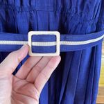 Schrader Sport Custom Casuals 80's Era Women's Vintage Blue Pleated Dress Size M Size M Photo 6