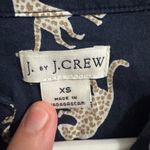J.Crew  Men's Navy cheetah Print Shirt Photo 1