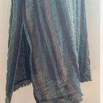 Eileen Fisher Striped Green Black Caftan/Tunic Dress | Women’s Size S/M Photo 10
