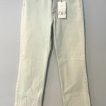 ZARA  Size 34 High‎ Waist Full Length Lightwash Jeans NWT Photo 0