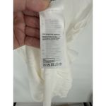 COS  Draped Asymmetric Maxi Dress‎ White Size 2 Linen Minimalist Photo 7