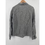 Reformation  Linen Houndstooth Button Down Shirt Top Size XL Photo 3