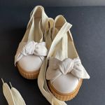 RHIANNA FENTY X PUMA | Cream Bow Creeper Flatform Sandals Sz 8 White Photo 2