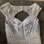 Aidan Mattox embellished pleated satin gown Photo 4