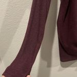 Athleta Purana Wrap Burgundy Sweatshirt Photo 6
