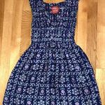 Free People Navy Floral Dress Photo 0