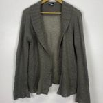 Wooden Ships  Gray Mohair and Wool Blend Open Front Cardigan Sweater Photo 0