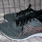 ASICS  Gray and Black Athletic Shoes with‎ Breathable Mesh Photo 7