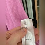 We The Free  People CC tee barbie pink raglan raw hem cropped top distressed Photo 9