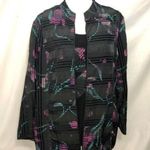 Picadilly 2 Piece Cardigan Set Womens L Used Black Size 14 Photo 0