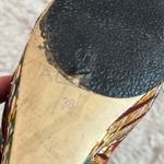 ALDO Wedge Forwood African Print Platform Heel Shoes 38 7.5 7 1/2 Photo 6