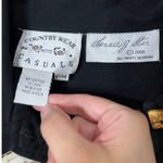 Vintage Country Wear Petite Casuals Black Postcard Paris Shirt Jacket P/M Size undefined Photo 5