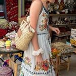 Farm Rio Delicate Garden Midi Dress Photo 1